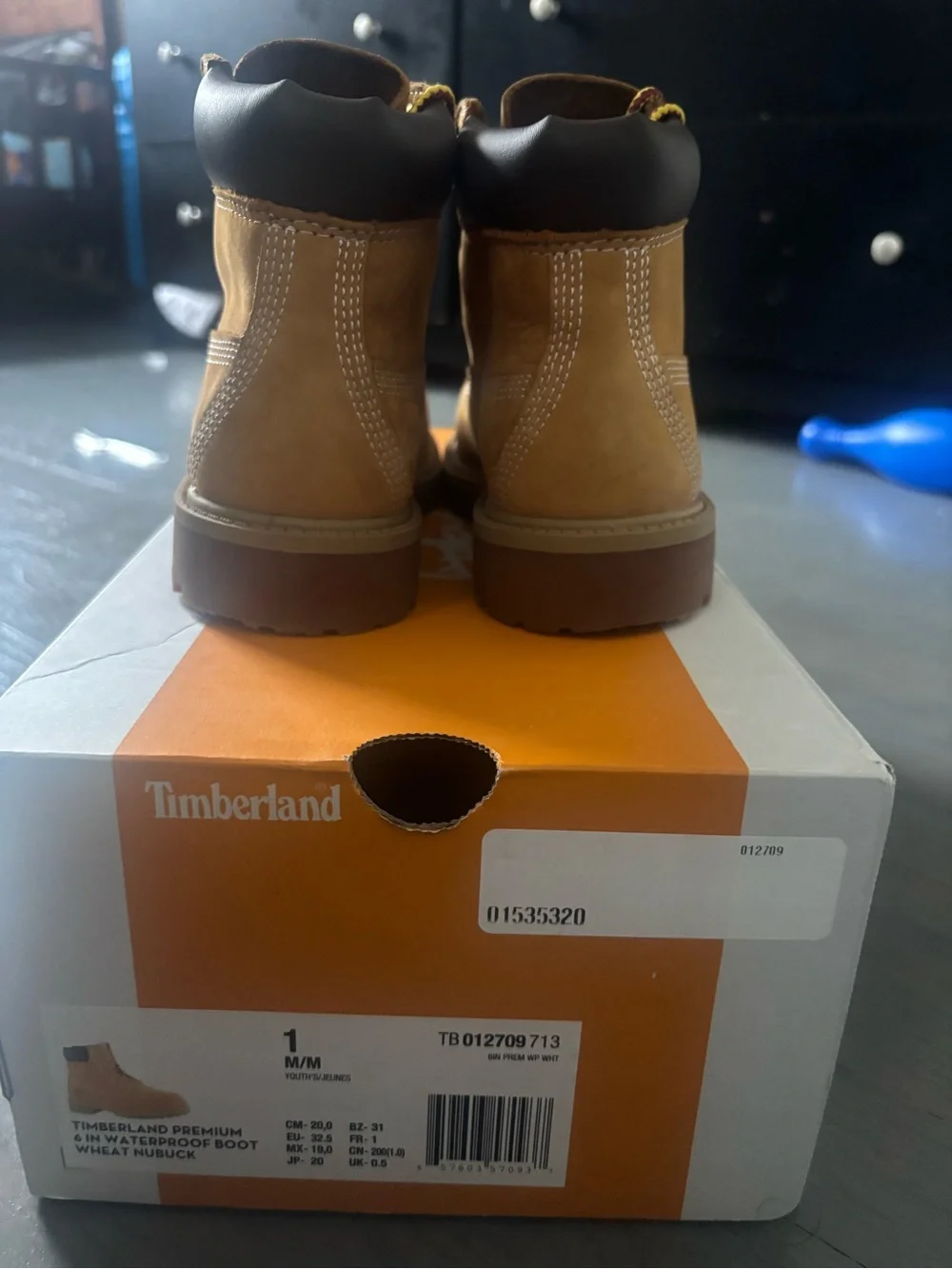 Timberland Kids Wheat/Tan Lace-Up Waterproof Boot